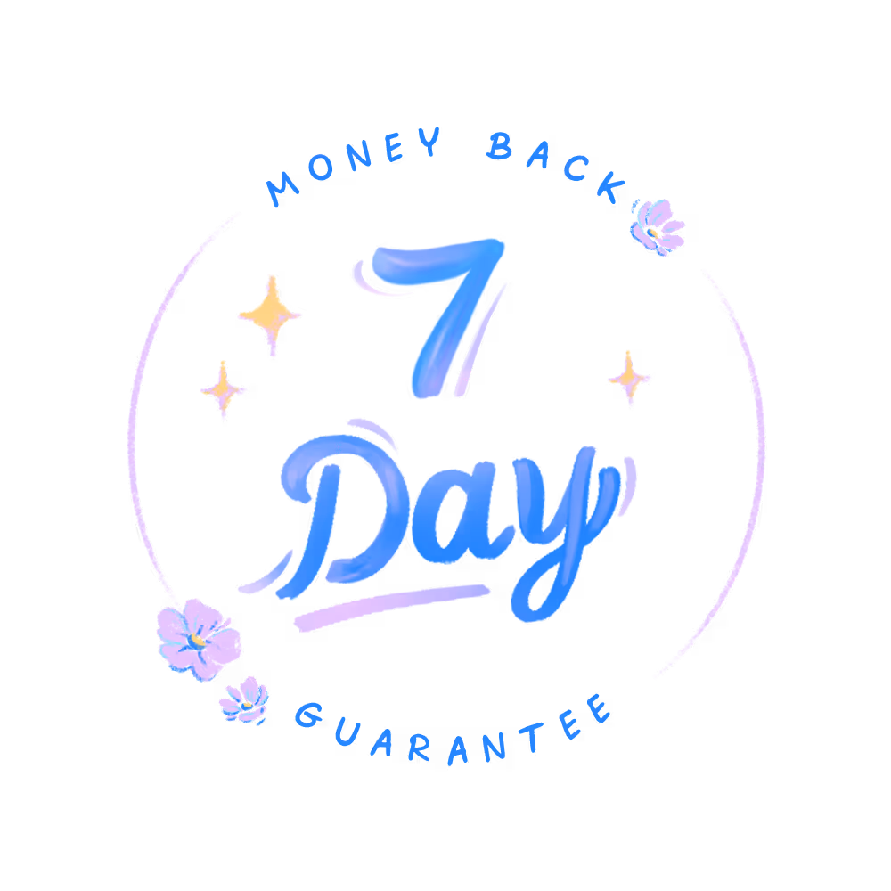 7-day money-back guarantee